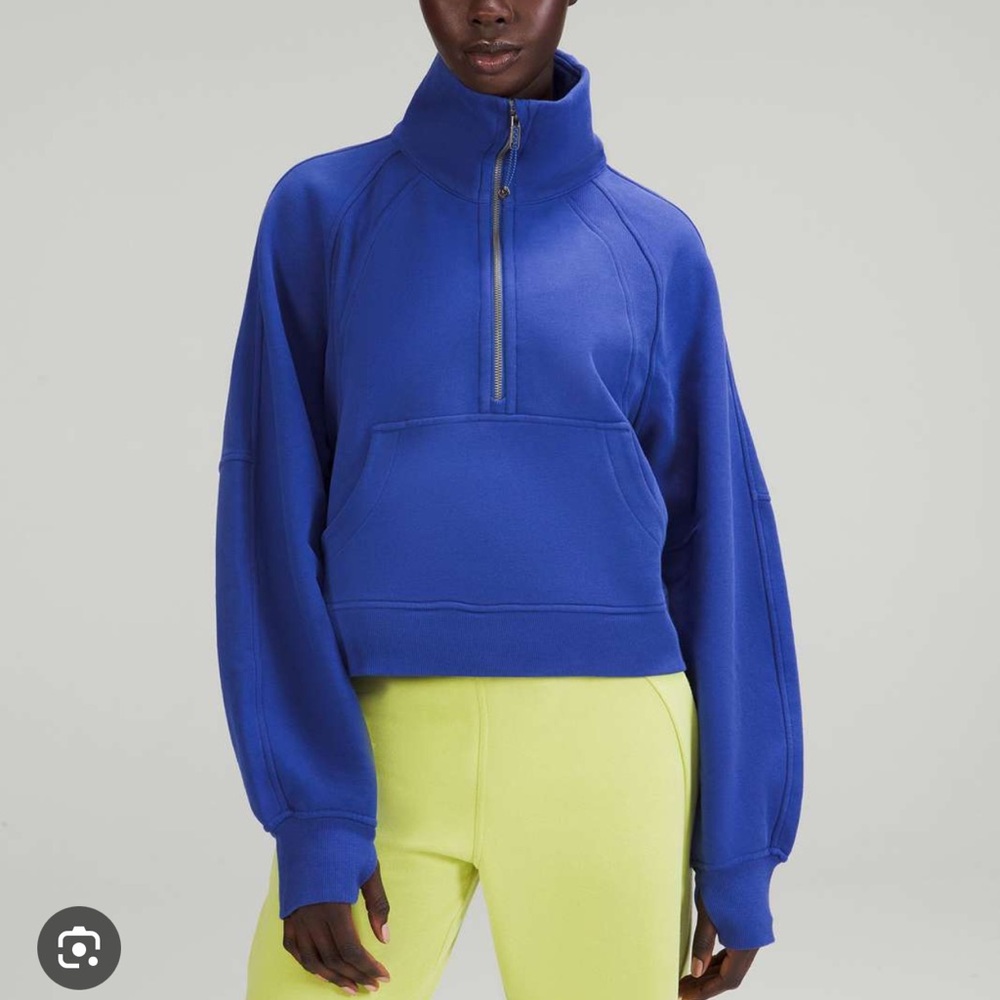 lululemon Scuba Oversized Funnel Neck Half-Zip - Psychic